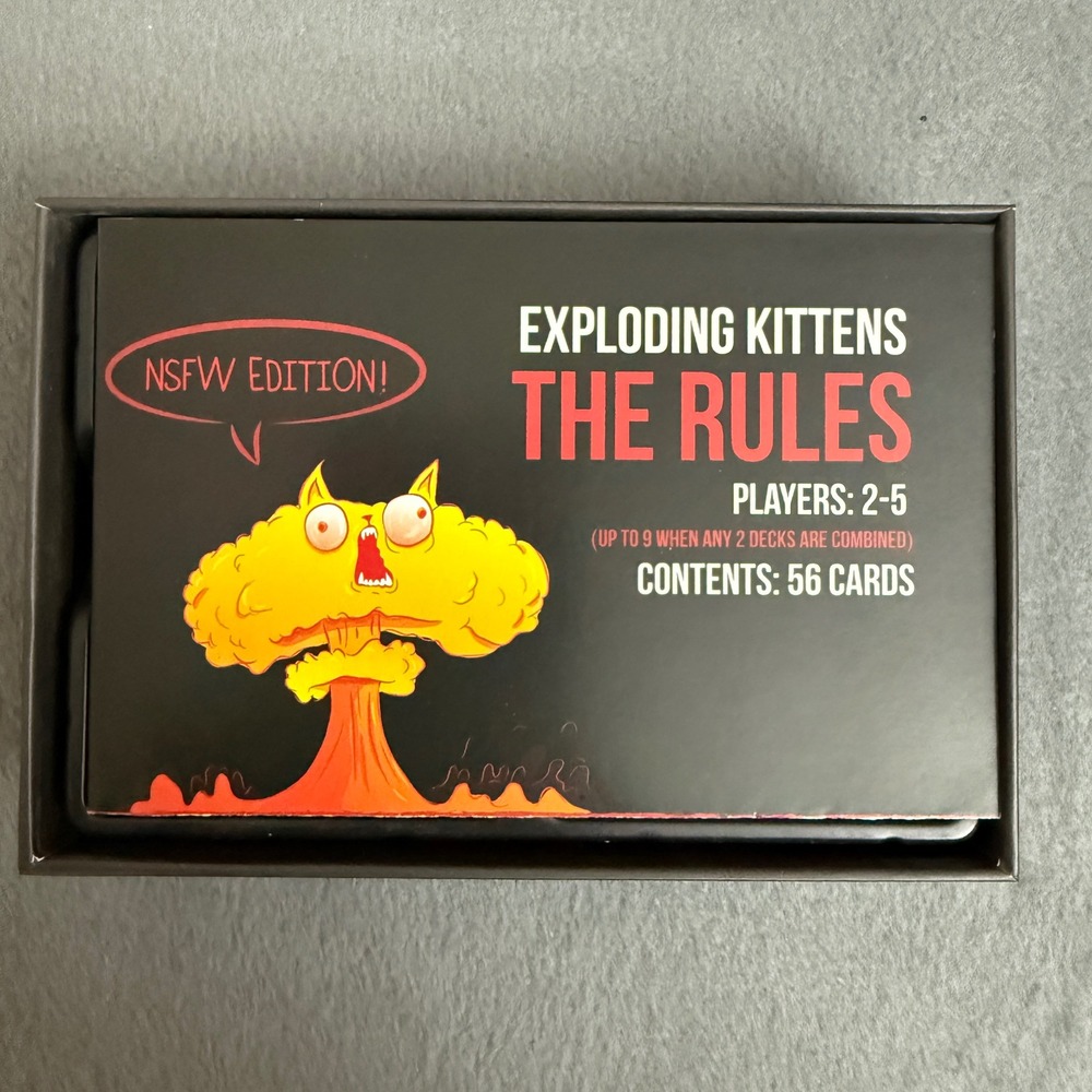 Exploding‎ Kittens NSFW Edition Card Game Ages 30 Up 2-5 Players - Picture 3 of 4